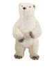 Faux Fur Standing Polar Bear Figure - Large