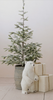 Faux Fur Standing Polar Bear Figure - Large