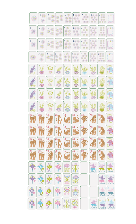 Moon Tiger Mahjong Tiles