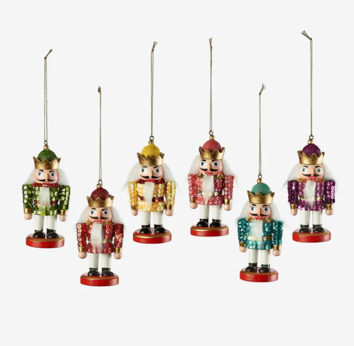 Sequin Nutcracker Ornament