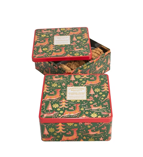 Winter Animals Tin of Biscuits
