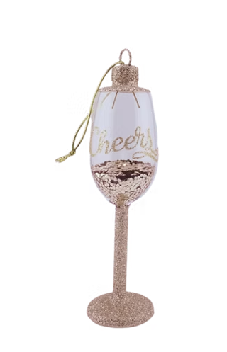 Champagne Glass Ornament