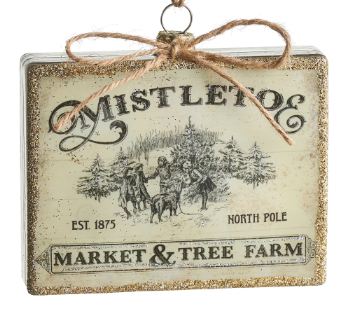 Mistletoe Market Ornament