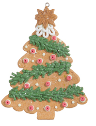 Holiday Gingerbread Ornaments - 4 Styles