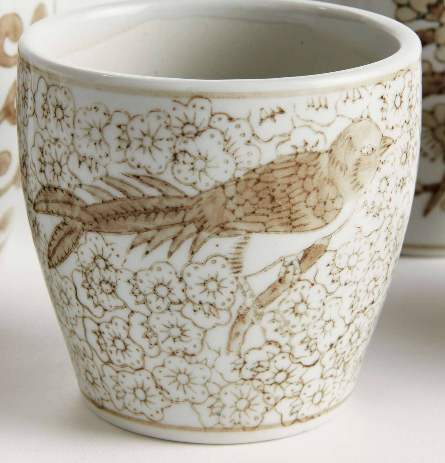 Province Mini Flower Pots -Brown & White- 6 Styles