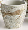Province Mini Flower Pots -Brown & White- 6 Styles