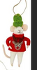 Hand Crafted Felt Mouse Ornament