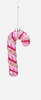 Candy Cane Glass Ornament
