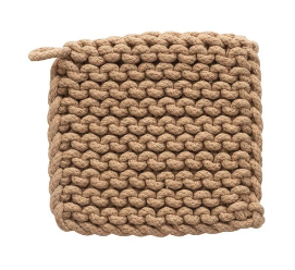 Cotton Hand Woven Pot Holder