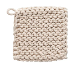 Cotton Hand Woven Pot Holder