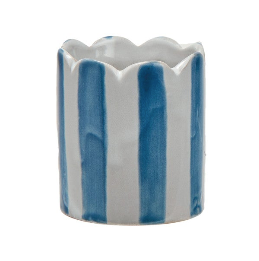 Stoneware Toothpick/ Matchstick Holder w/ Striker