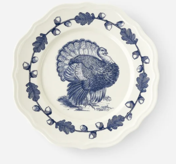 Turkey Scalloped Plate - Set of 4