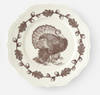 Turkey Scalloped Plate - Set of 4