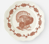 Turkey Scalloped Plate - Set of 4