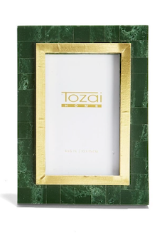 Aventurine Green & Gold Frame