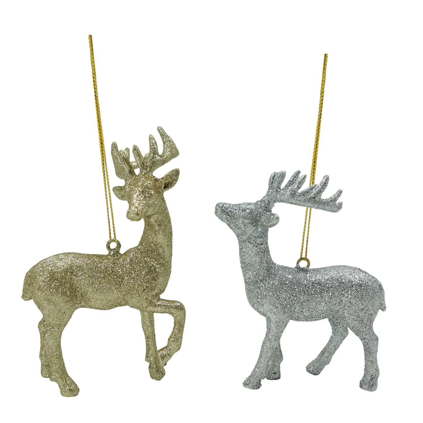 Glitter Reindeer Ornament