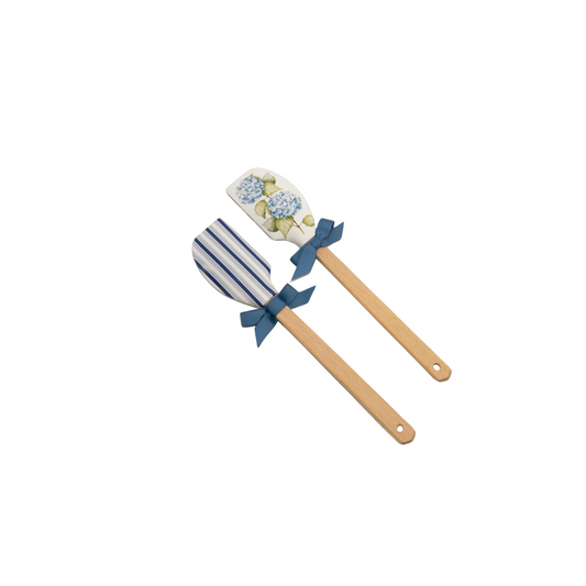 Blue Hydrangea Spatula, Double-Sided