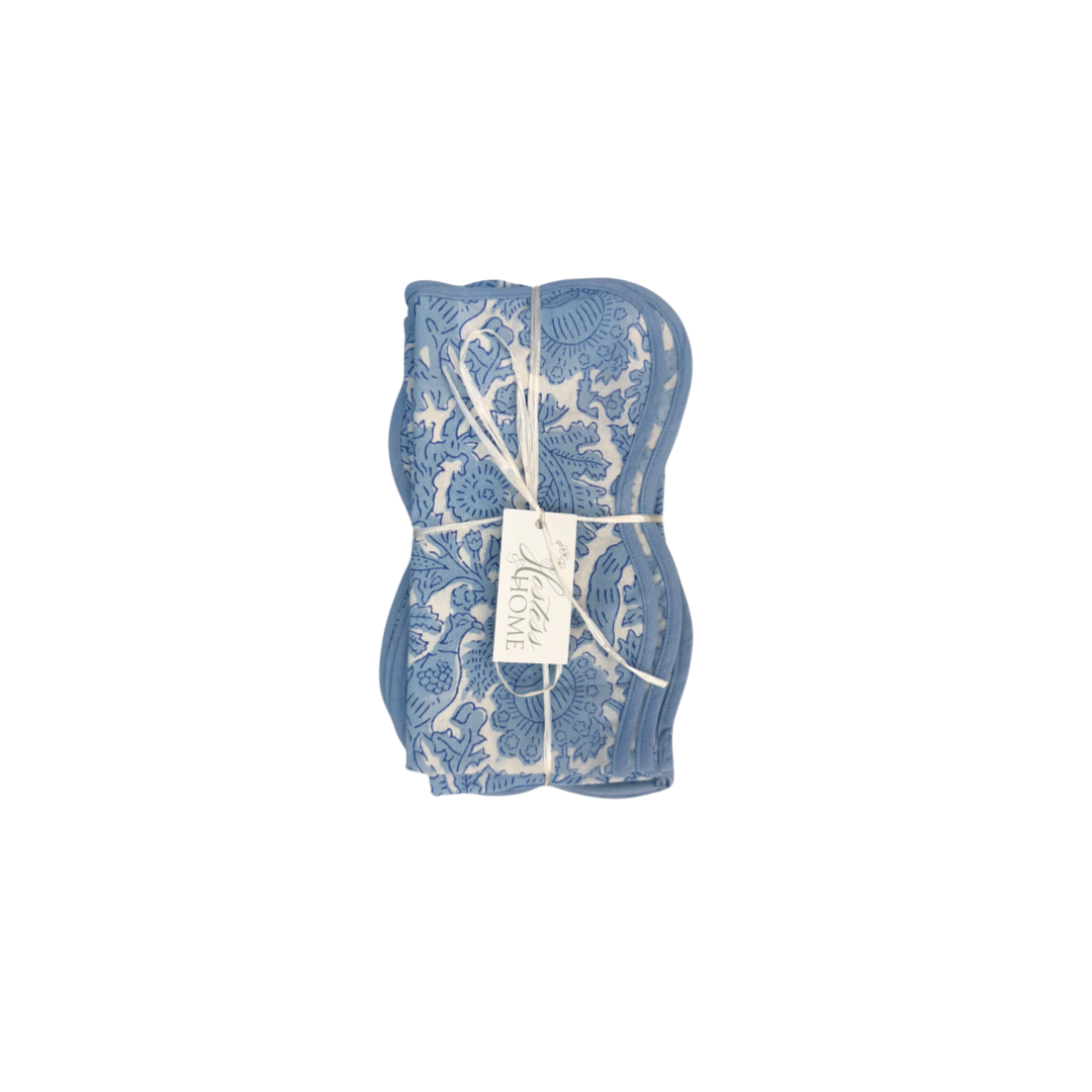 Light Blue Napkins, Set of 4