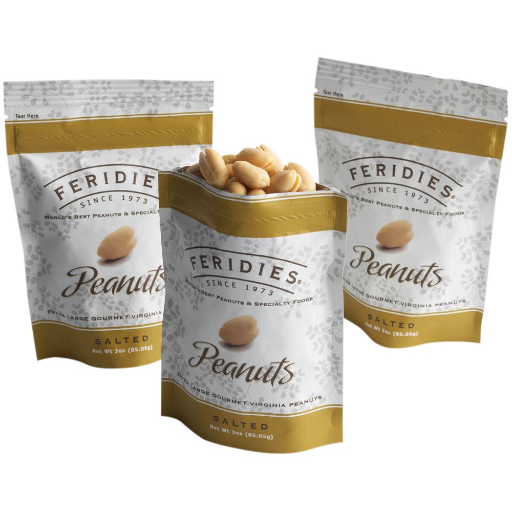 3oz Printed Barrier Bag Salted Virginia Peanuts