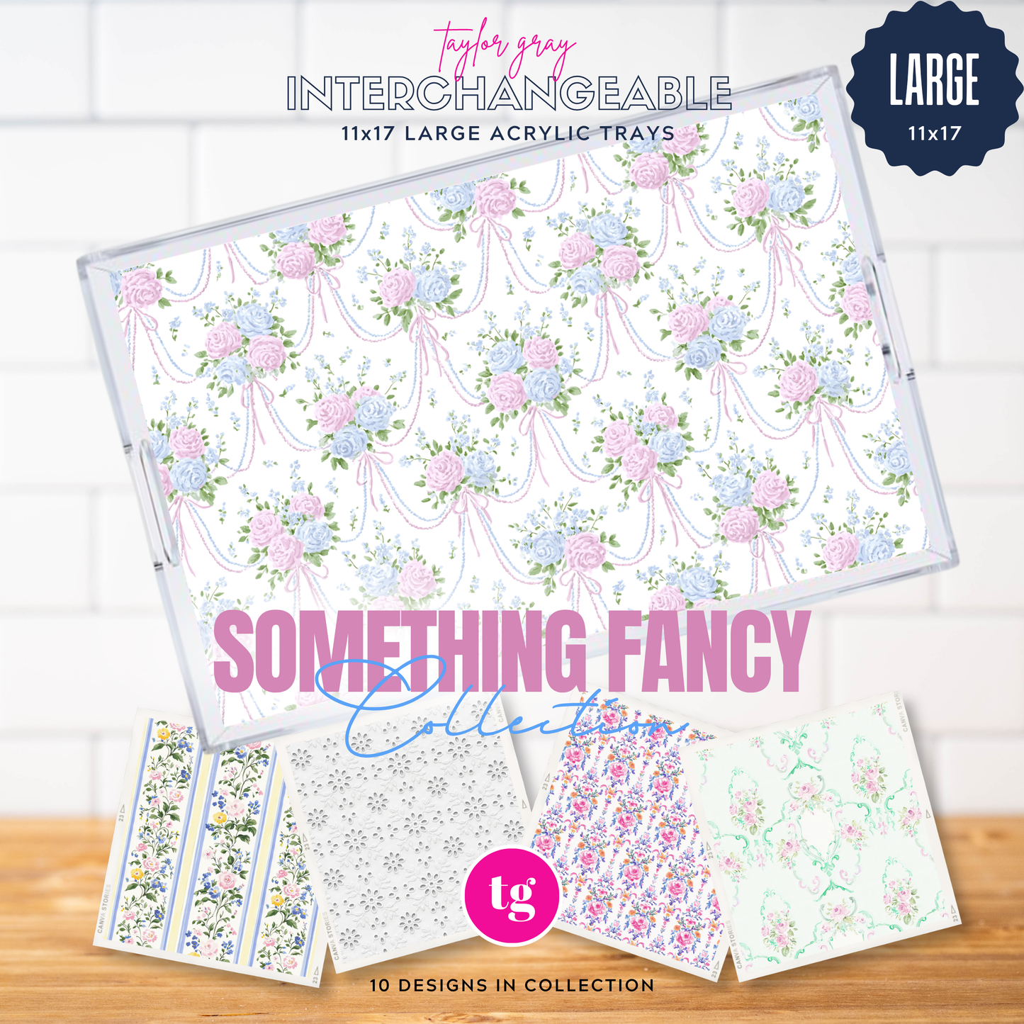 11x17 SOMETHING FANCY insert set of 10