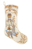 Nutcracker Embroidered Stocking