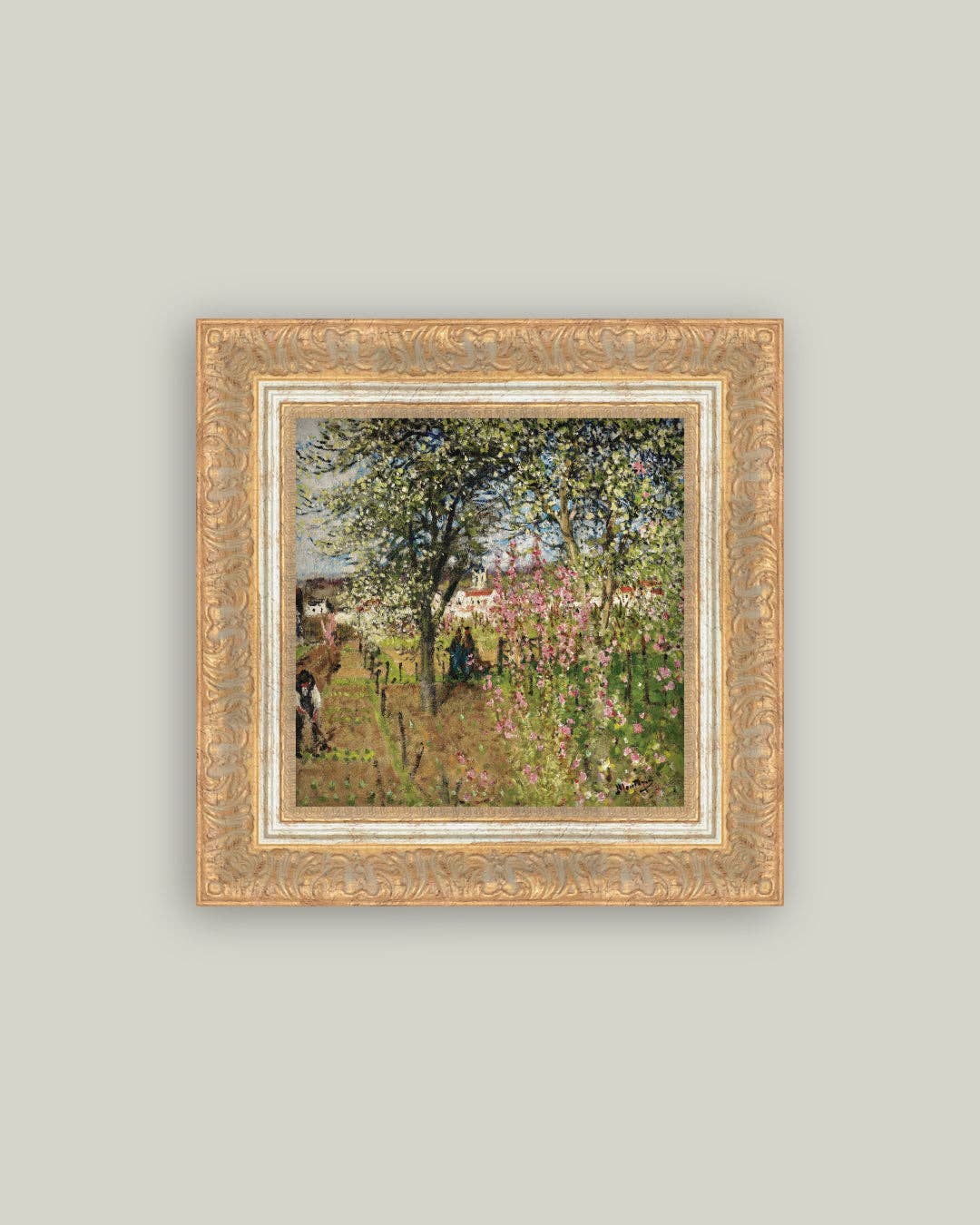 Garden at Vetheuil: 11x11