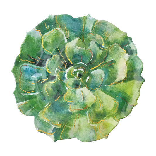 Succulents Melamine 14" Platter