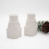 White Nutcracker Salt & Pepper Shaker Set