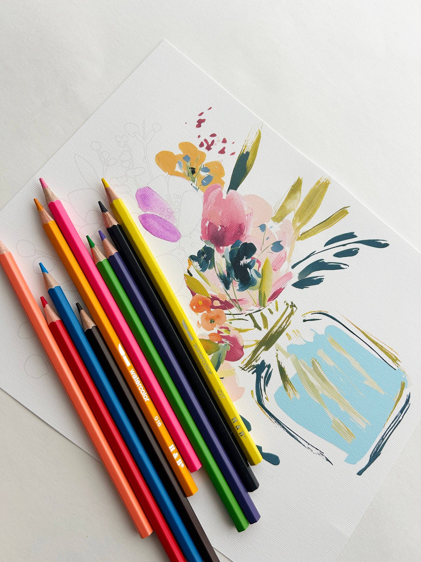 12-Color Watercolor Pencil Set