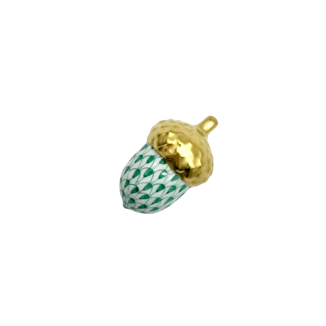 Herend Green Acorn