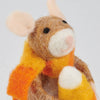 Candy Corn Mouse Critter Ornament