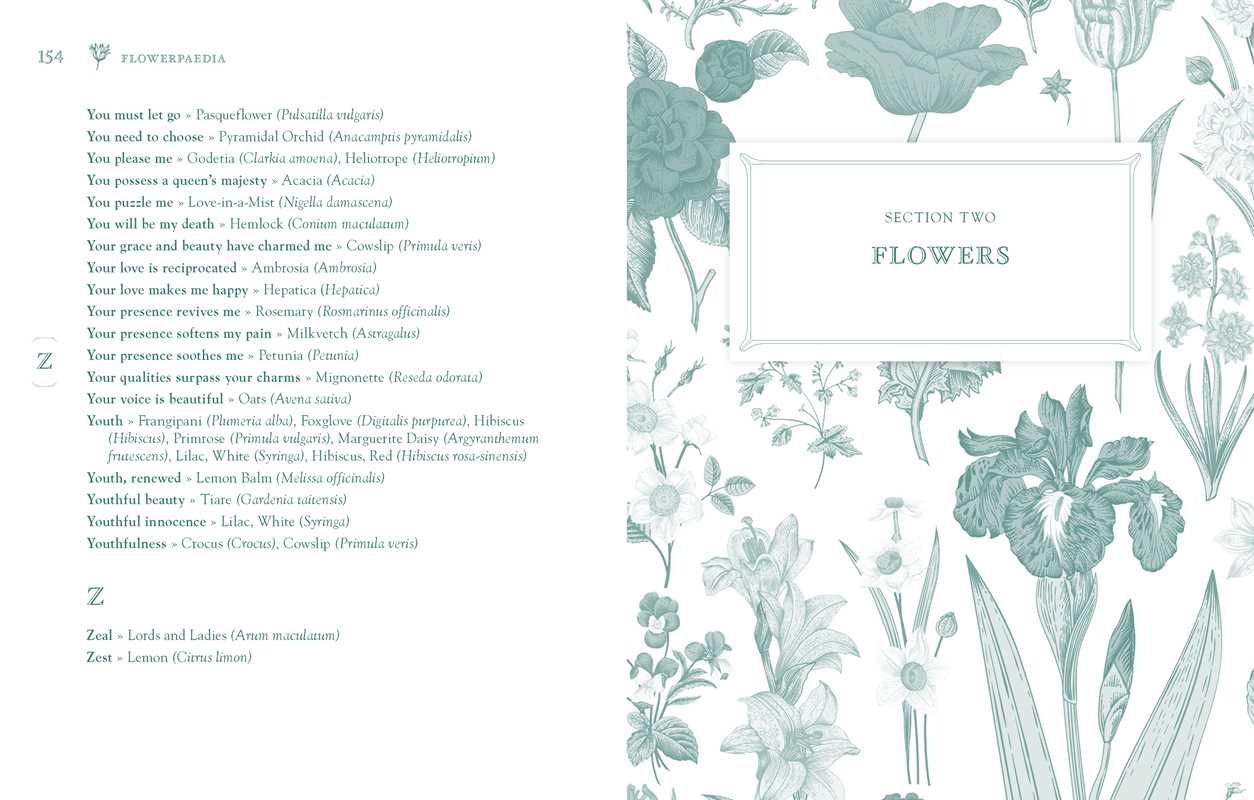 Flowerpaedia: 1000 Flowers and Their Meanings