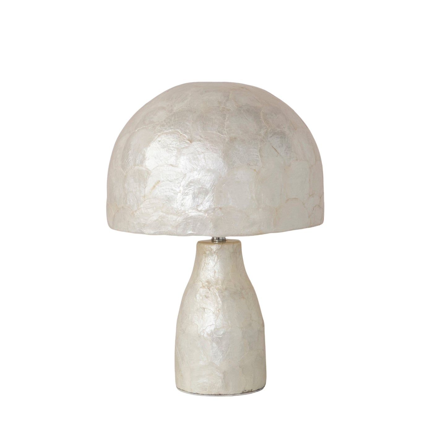 Capiz Shell and Bamboo Table Lamp