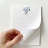 Hydrangea Checklist Notepad