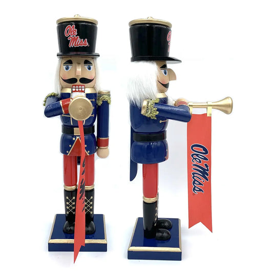 14" Ole Miss Bugler Nutcracker