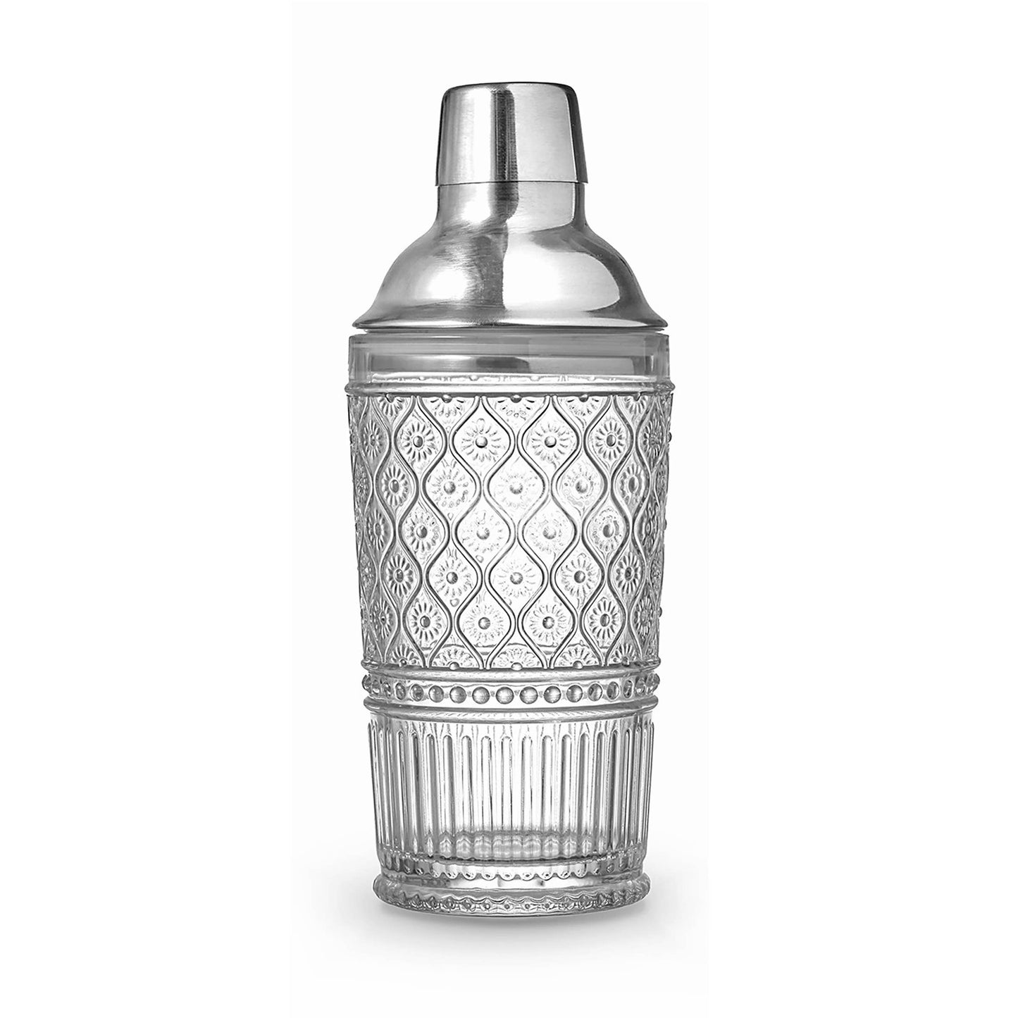 Claro Clear Crystal Cocktail Shaker
