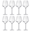 Unbreakable Stemmed Tritan Wine Glasses Set of 8