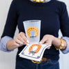 Pumpkin Wreath Paper Cocktail Napkins