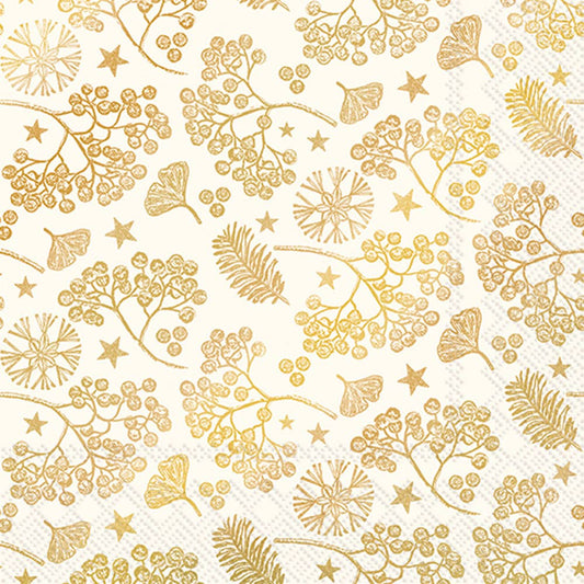 Paper Cocktail Napkins- Bright Winter Branches