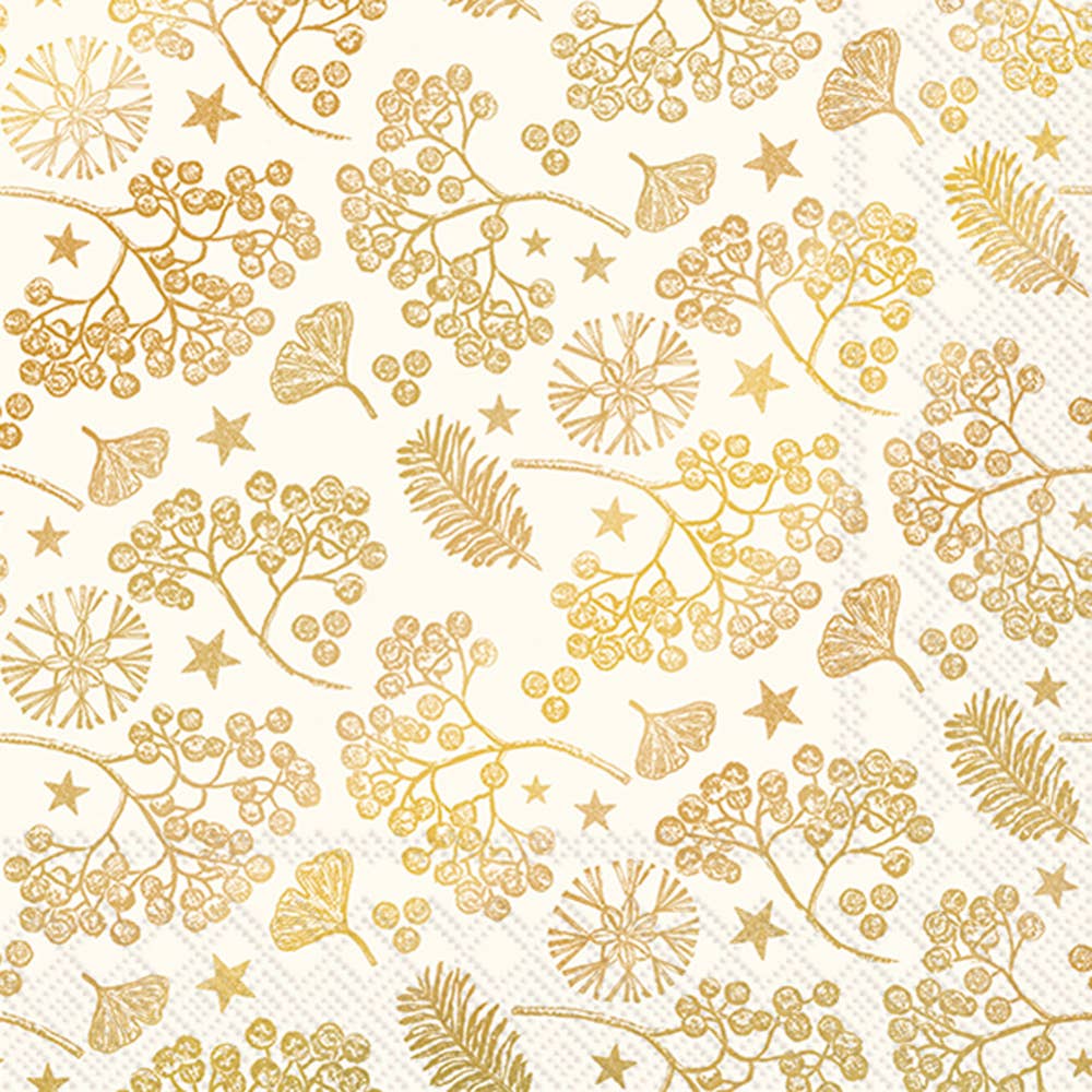 Paper Cocktail Napkins- Bright Winter Branches