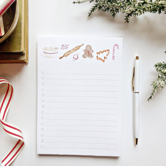 Christmas Checklist Notepad: Christmas Sweets