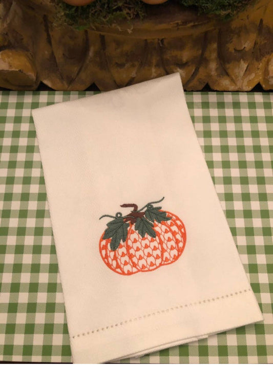 Pumpkin Huck Towel