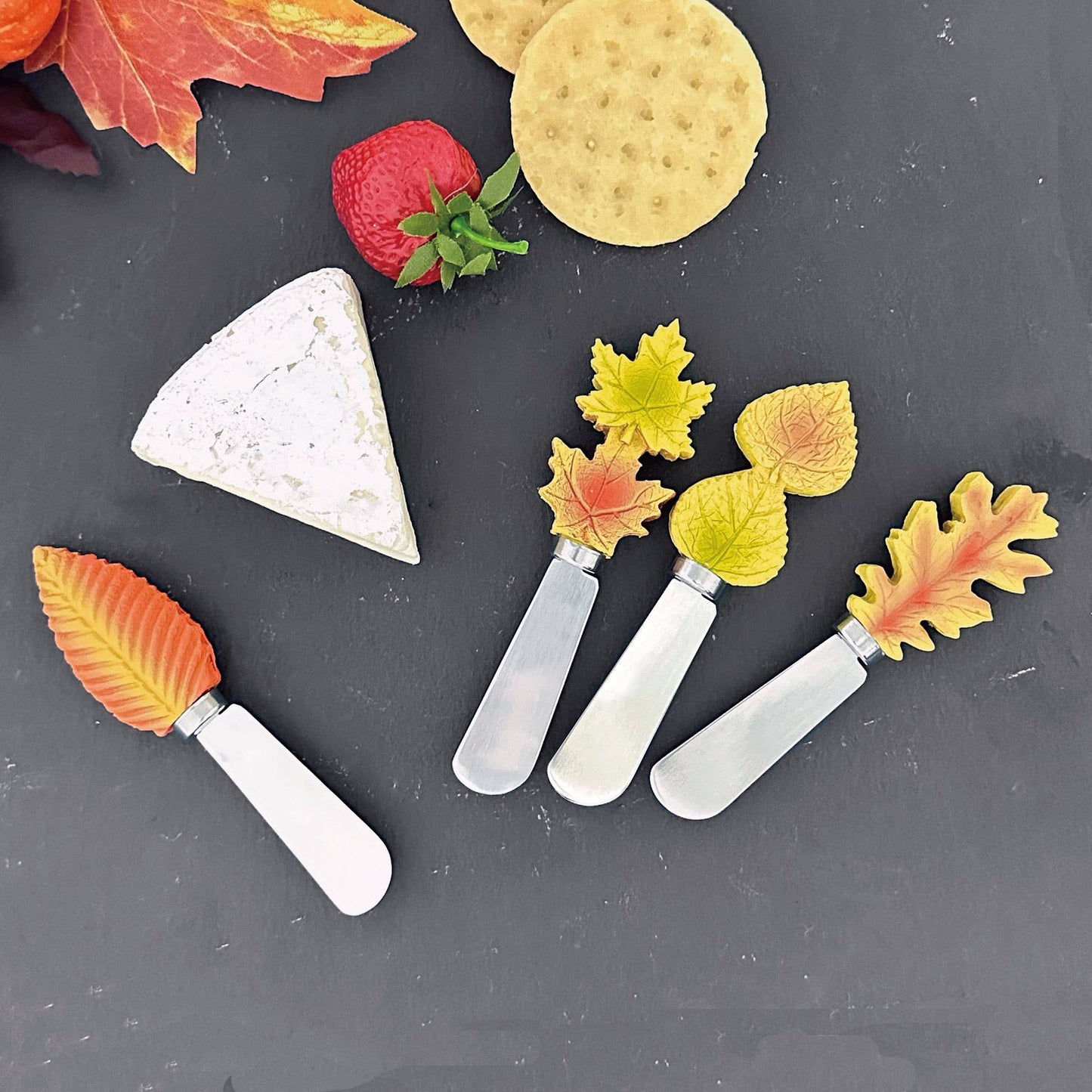 Fall Leaves Cheese Spreader