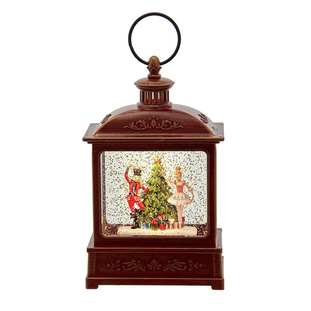 LED Brown Nutcracker Water Lantern