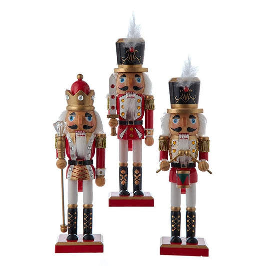 10" Red Nutcracker Set