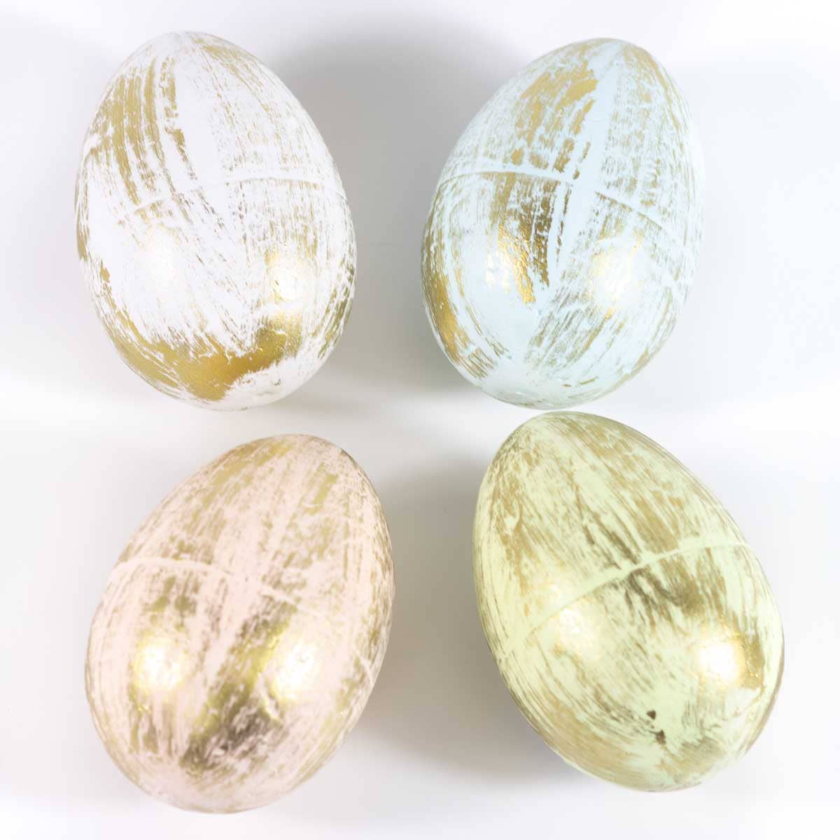 Edmonton Egg   Blue/Gold   4"