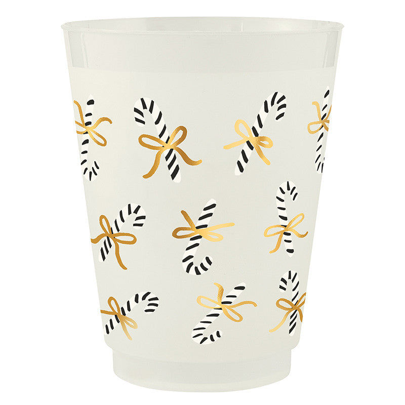 Candy Canes Frosted Cups s/8