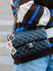 Hand-painted Flower Mahjong Bag Charm + Keychain | Eco-Friendly