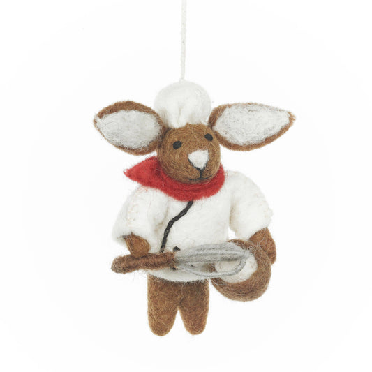 Penny the Patisserie Chef Felt Ornament