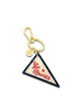 Hand-painted Go Sports Pendant Flag Bag Charm + Keychain